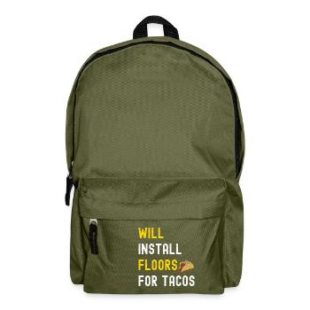 Tiler Floor Layer - Backpack - olive green - Front
