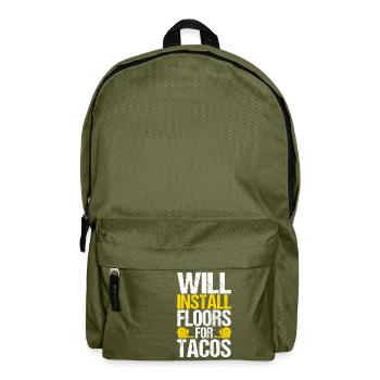 Tiler Floor Layer - Backpack - olive green - Front