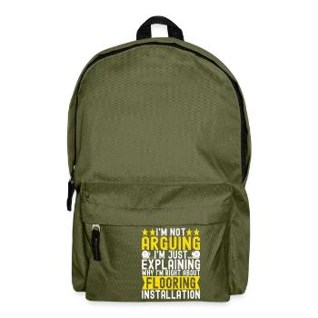 liesenleger floor layer - Backpack - olive green - Front