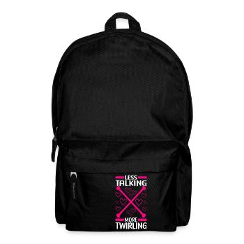 Majorette Gymnastics Majorettes Baton Twirling - Backpack - black - Front