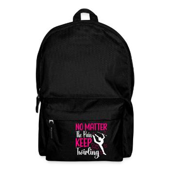 Majorette Gymnastics Majorettes Baton Twirling - Backpack - black - Front