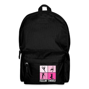 Majorette Gymnastics Majorettes Baton Twirling - Backpack - black - Front