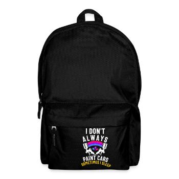 Car Painter Men Dad Boy Auto Body Painter - Backpack - black - Front