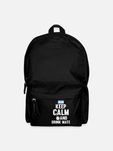 Lustiger argentinischer Spruch drucken - Rucksack - Schwarz