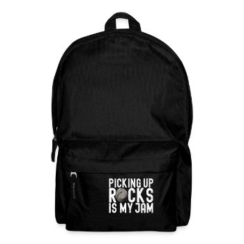 Geologe Geologie - Rucksack - Schwarz - Vorne