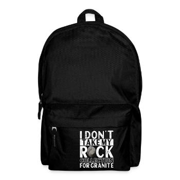 Geologe Geologie - Rucksack - Schwarz - Vorne