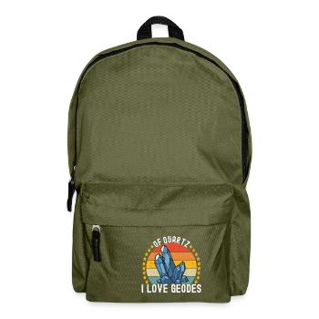 Geologe Geologie - Rucksack - Olivgrün - Vorne