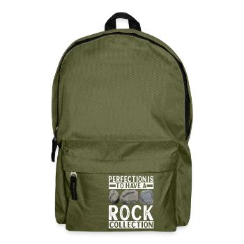 Geologe Geologie - Rucksack - Olivgrün - Vorne