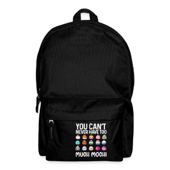 Mochi Japanischer Reiskuchen Süßigkeiten Snack Süßes Mochi - Rucksack - Schwarz - Vorne