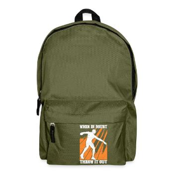 Diskuswerfer Diskuswerfen - Rucksack - Olivgrün - Vorne