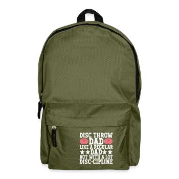 Diskuswerfer Diskuswerfen - Rucksack - Olivgrün - Vorne