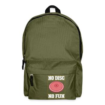 Diskuswerfer Diskuswerfen - Rucksack - Olivgrün - Vorne