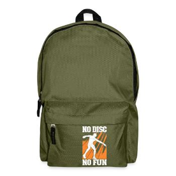 Diskuswerfer Diskuswerfen - Rucksack - Olivgrün - Vorne