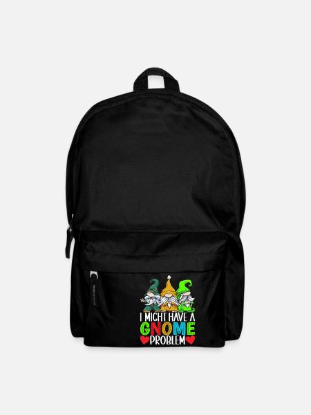Gartenzwerge Gartenarbeit - Rucksack - Schwarz
