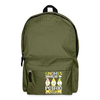 Gartenzwerge Gartenarbeit - Rucksack - Olivgrün - Vorne