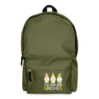 Gartenzwerge Gartenarbeit - Rucksack - Olivgrün - Vorne