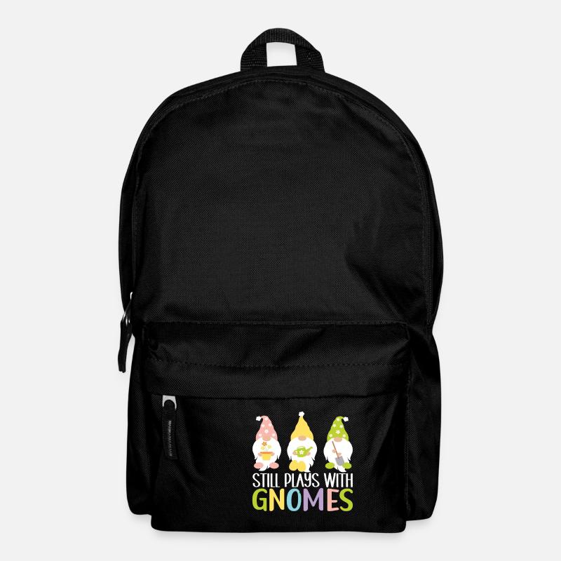 Garden Gnomes Gardening - Backpack - black