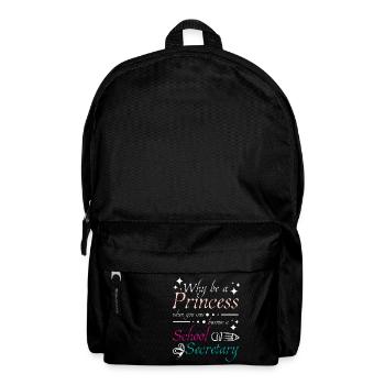 Secrétaire de l’école de princesse - Sac à dos - noir - Devant