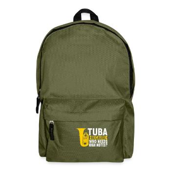 Tuba Tubist - Backpack - olive green - Front
