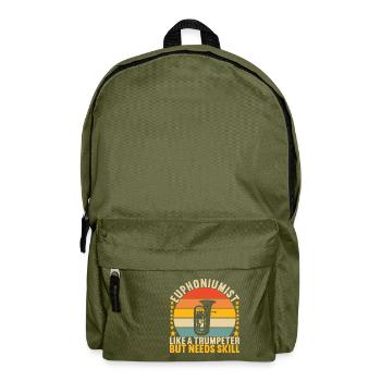 Euphonium Euphoniumspieler - Rucksack - Olivgrün - Vorne