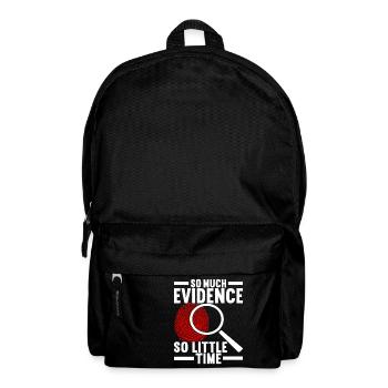 Forensik Forensiker - Rucksack - Schwarz - Vorne