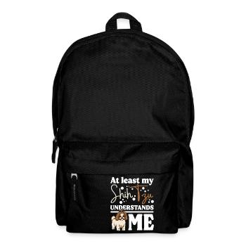 At least my Shih Tzu understands me - Backpack - black - Front