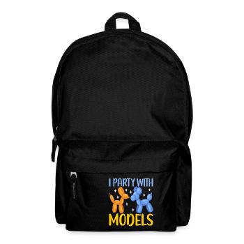 Balloon Animal Balloon Twisting - Backpack - black - Front