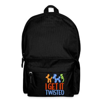 Balloon Animal Balloon Twisting - Backpack - black - Front