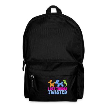 Balloon Animal Balloon Twisting - Backpack - black - Front