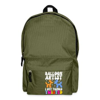 Balloon Animal Balloon Twisting - Backpack - olive green - Front
