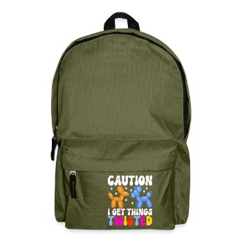 Balloon Animal Balloon Twisting - Backpack - olive green - Front