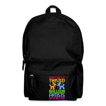 Balloon Animal Balloon Twisting - Backpack - black - Front