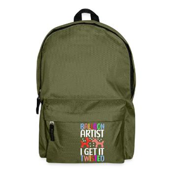 Balloon Animal Balloon Twisting - Backpack - olive green - Front