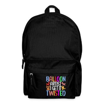 Balloon Animal Balloon Twisting - Backpack - black - Front