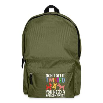 Balloon Animal Balloon Twisting - Backpack - olive green - Front