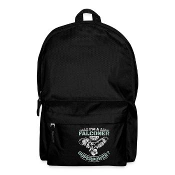 I'm a falconer what's your superpower - Rucksack - Schwarz - Vorne