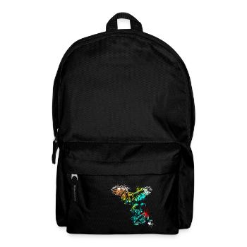 Splash art falcon hawk falconer - Rucksack - Schwarz - Vorne