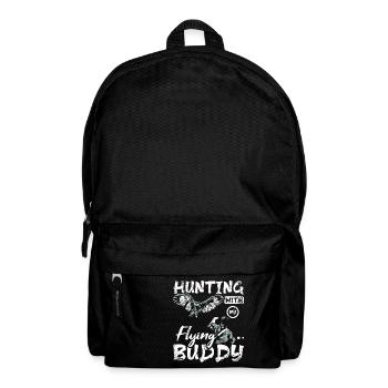 Hunting with my flying buddy Falconer - Backpack - black - Front