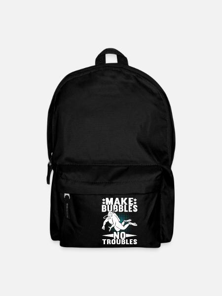 Taucher Tauchen - Rucksack - Schwarz