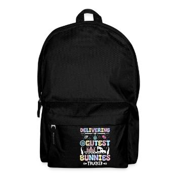 Delivering The Cutest Bunnies Easter Trucker - Rucksack - Schwarz - Vorne