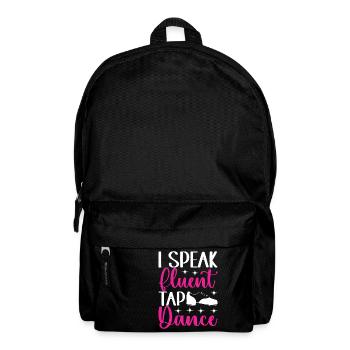Stepptanz Stepptänzer - Rucksack - Schwarz - Vorne