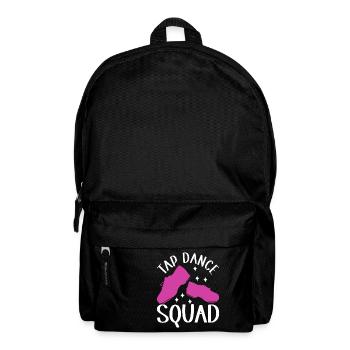 Stepptanz Stepptänzer - Rucksack - Schwarz - Vorne