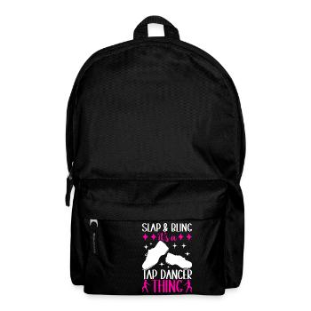 Stepptanz Stepptänzer - Rucksack - Schwarz - Vorne