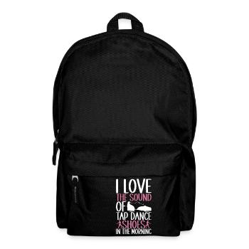 Stepptanz Stepptänzer - Rucksack - Schwarz - Vorne