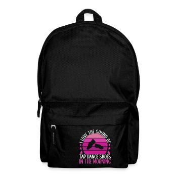 Stepptanz Stepptänzer - Rucksack - Schwarz - Vorne