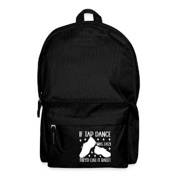 Stepptanz Stepptänzer - Rucksack - Schwarz - Vorne