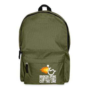 Wheelchair users Wheelchair - Backpack - olive green - Front