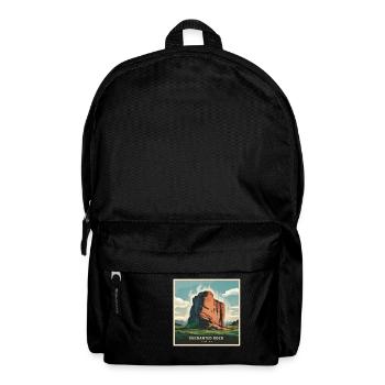 Enchanted Rock Texas Mountains Landscape - Backpack - black - Front