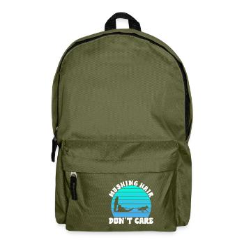Sledding Sled dogs - Backpack - olive green - Front