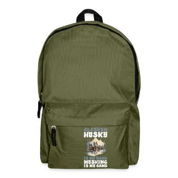Sledding Sled dogs - Backpack - olive green - Front